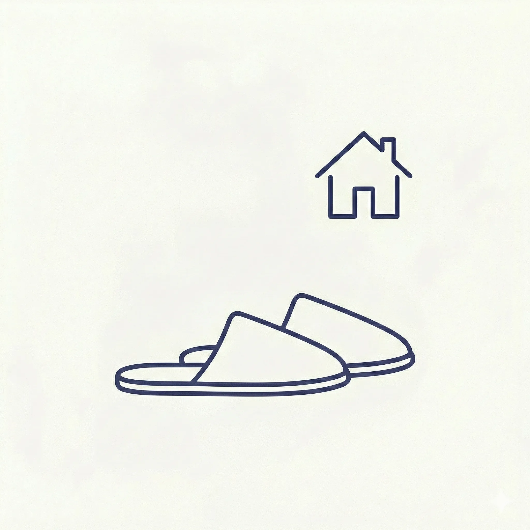 スリッパのイラスト