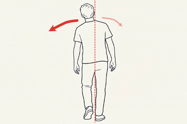 歩行の乱れイラスト